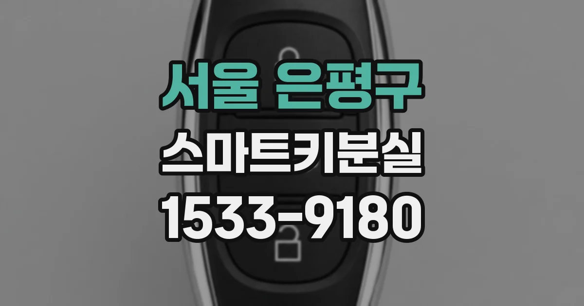 서울 은평구 스마트키분실