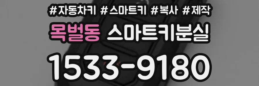 목벌동 스마트키분실