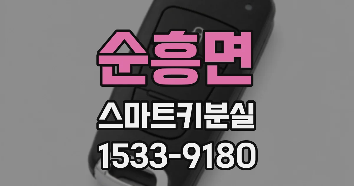 순흥면 스마트키분실