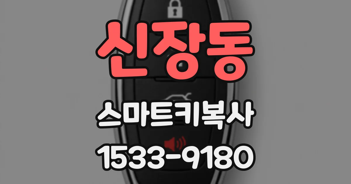 신장동 스마트키복사