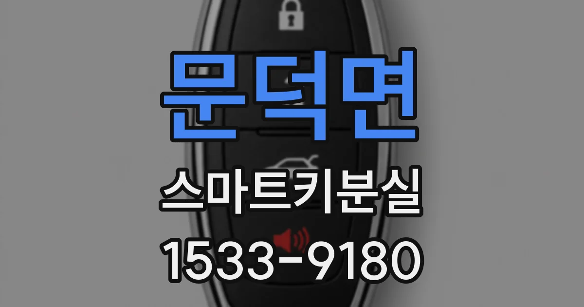 문덕면 스마트키분실