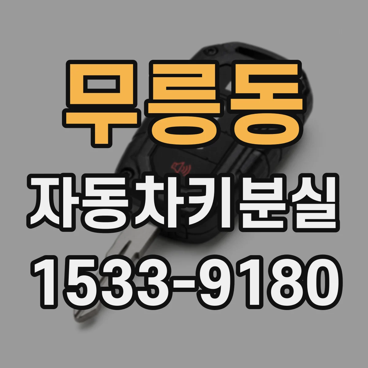 무릉동 자동차키분실