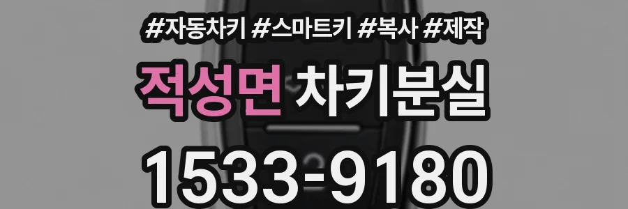 적성면 차키분실