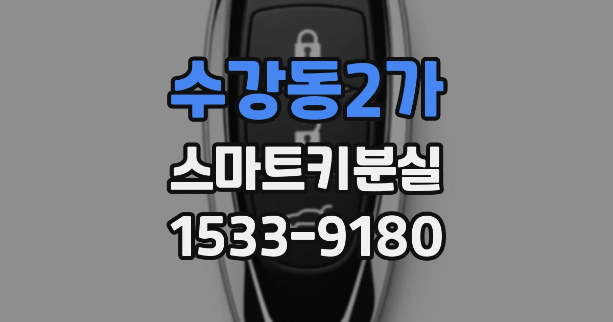 수강동2가 스마트키분실