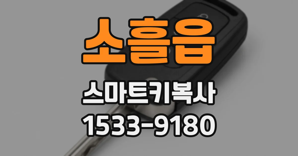 소흘읍 스마트키복사