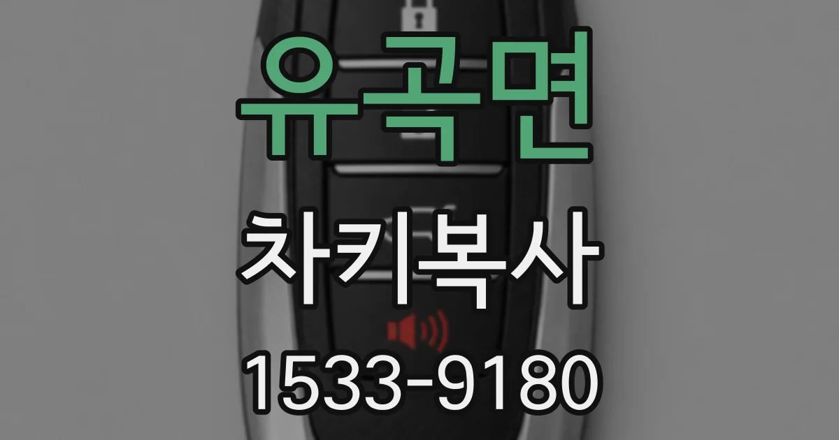 유곡면 차키복사