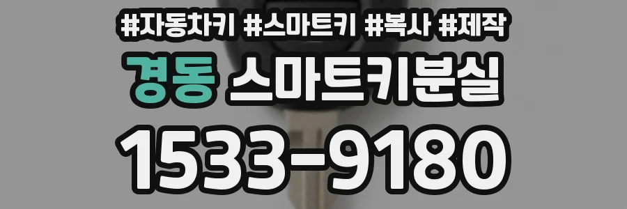 경동 스마트키분실
