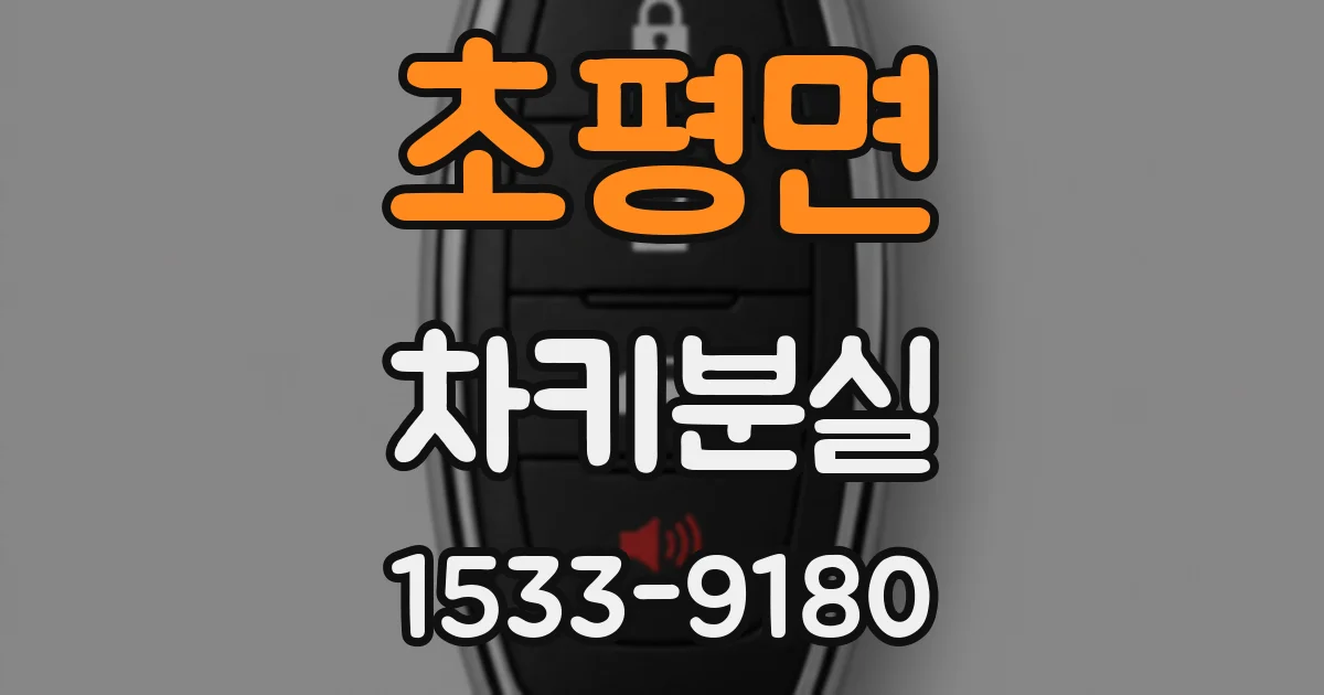 초평면 차키분실
