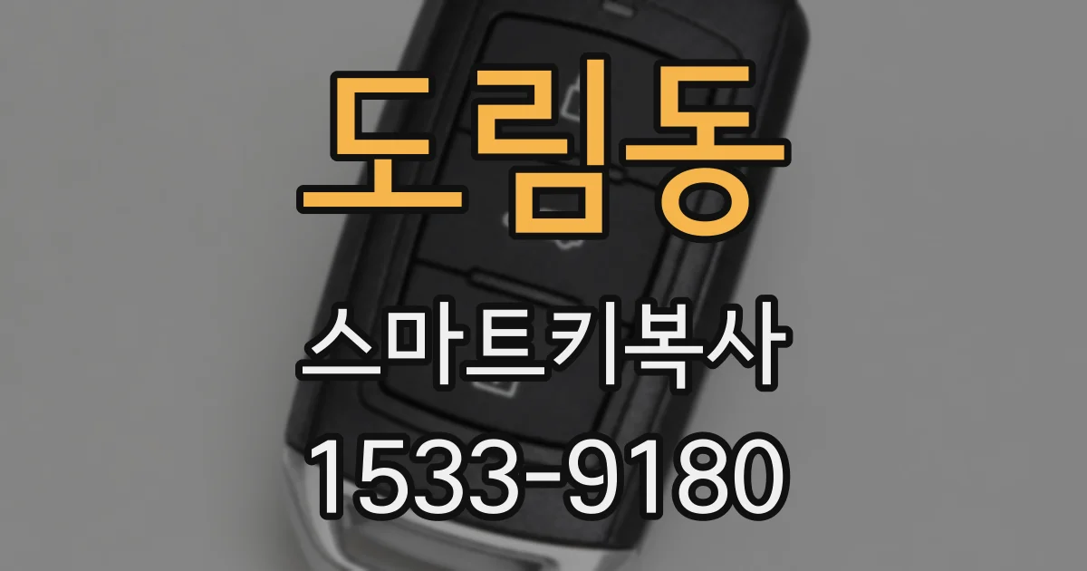도림동 스마트키복사