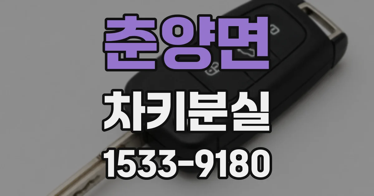 춘양면 차키분실