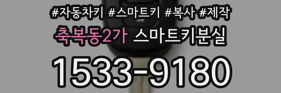 축복동2가 스마트키분실