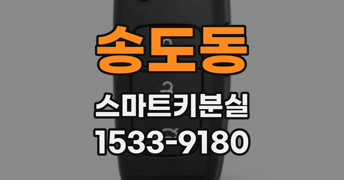 송도동 스마트키분실