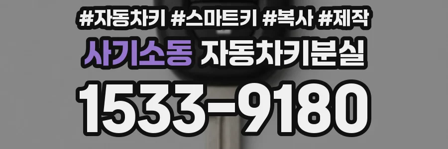 사기소동 자동차키분실