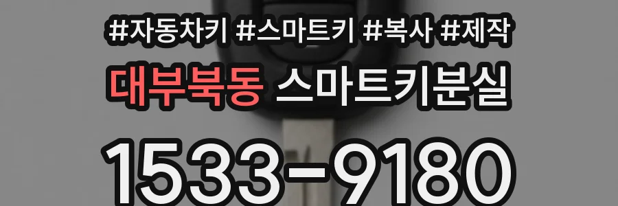 대부북동 스마트키분실