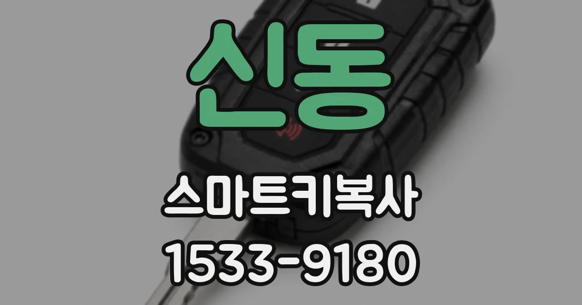 신동 스마트키복사
