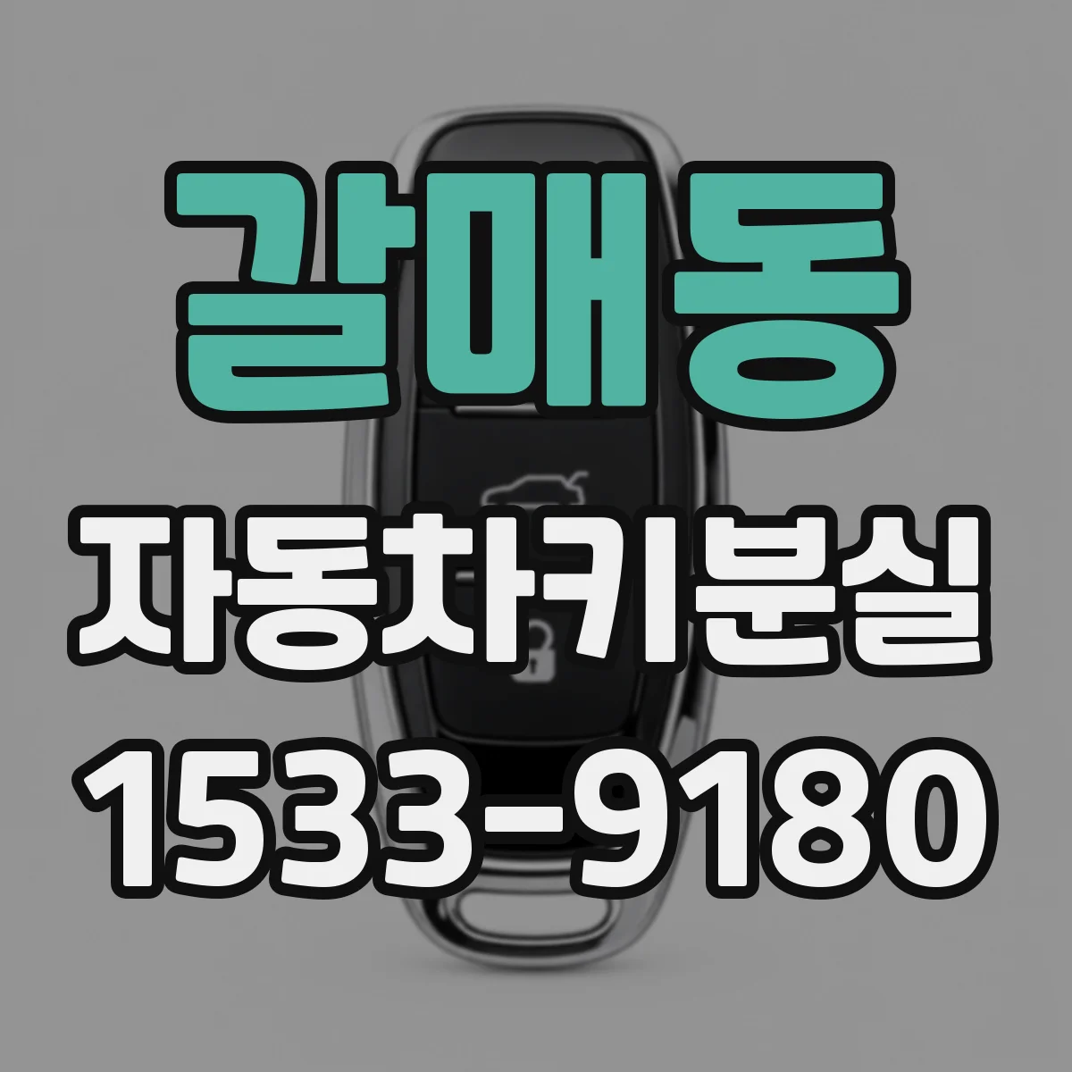 갈매동 자동차키분실