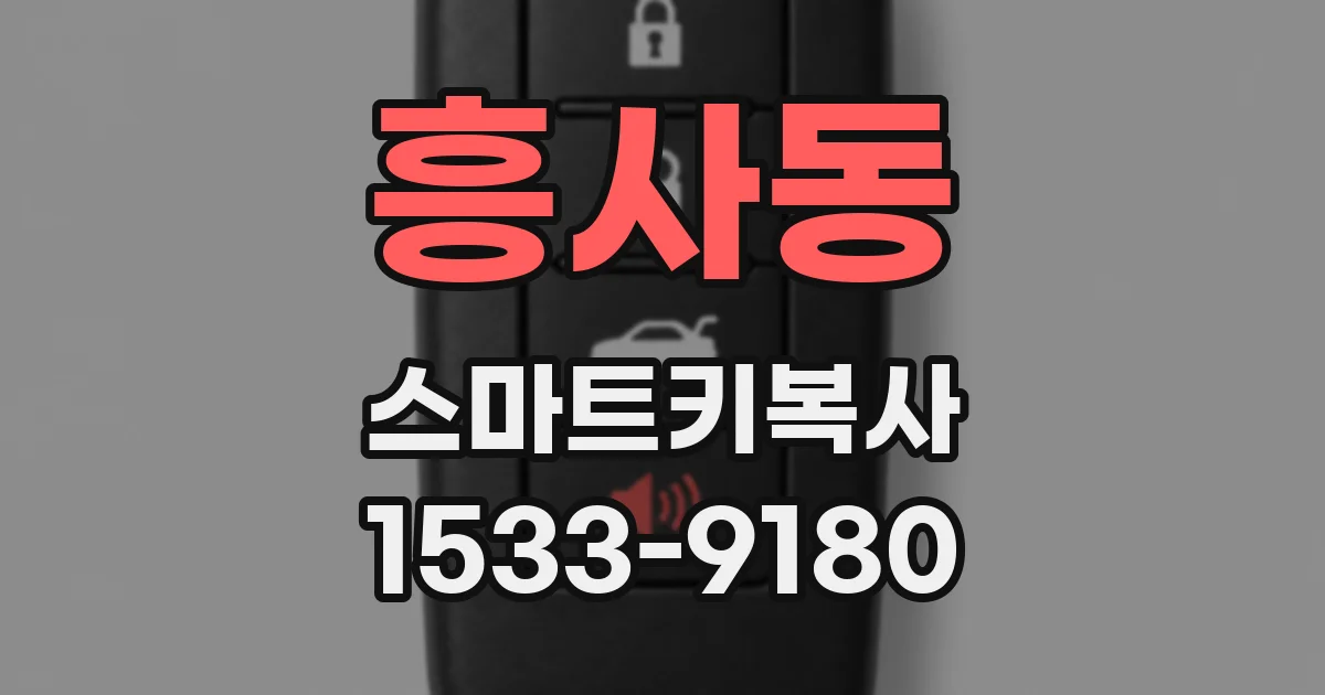 흥사동 스마트키복사