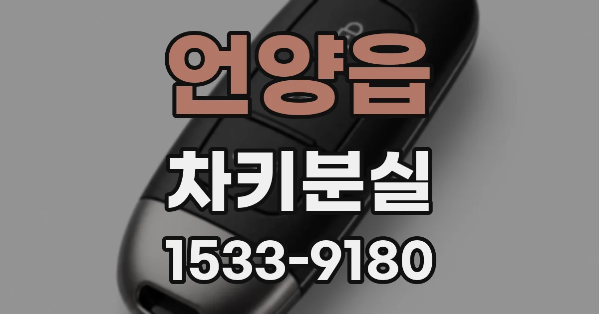 언양읍 차키분실