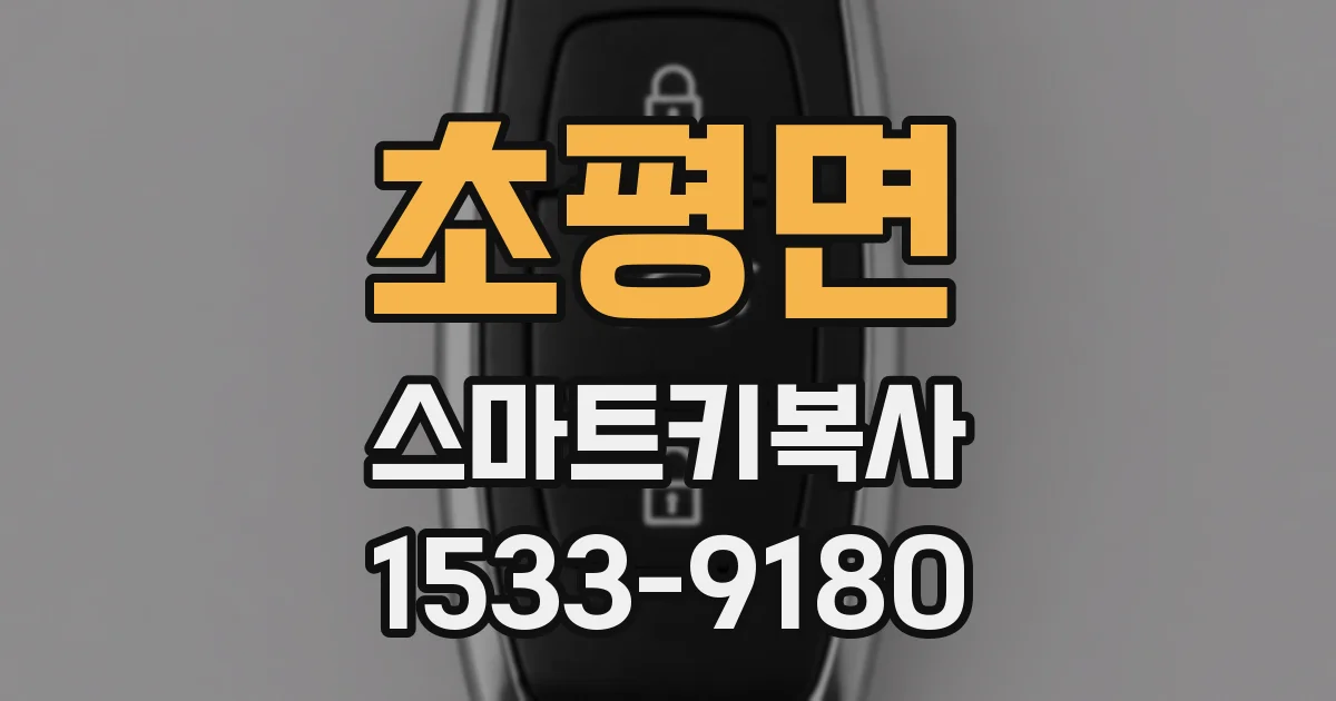 초평면 스마트키복사