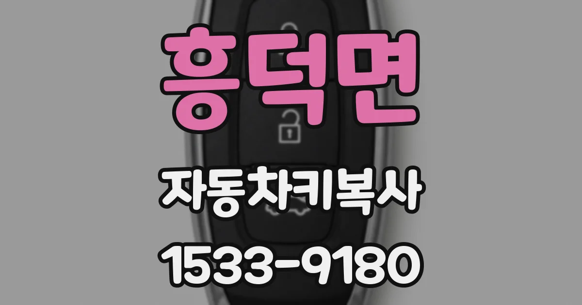 흥덕면 자동차키복사