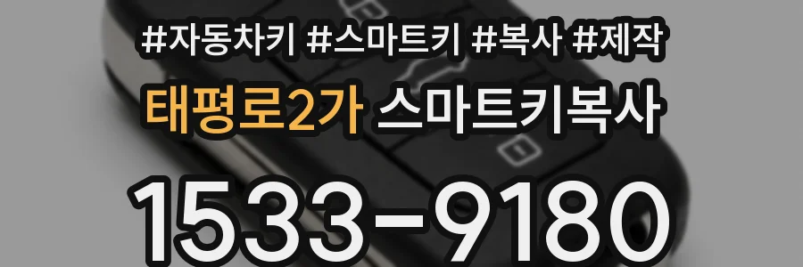 태평로2가 스마트키복사