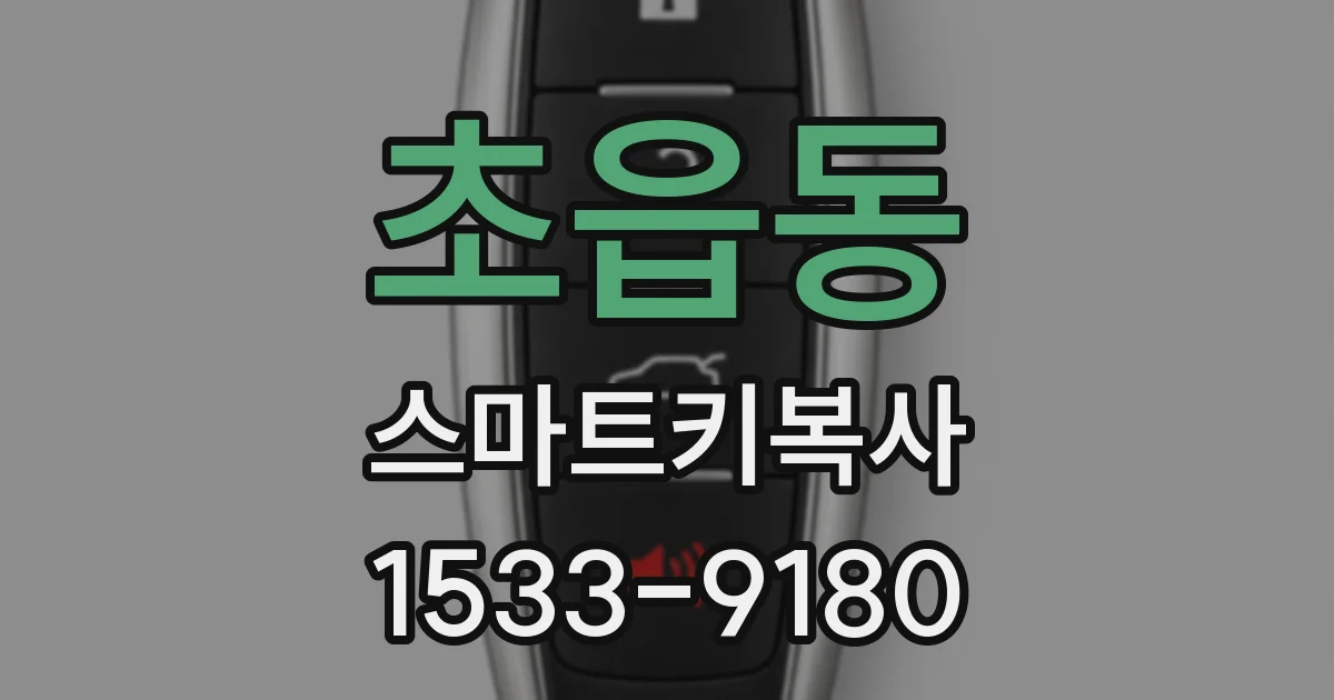 초읍동 스마트키복사