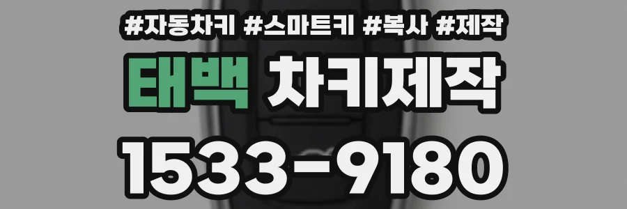 태백 차키제작