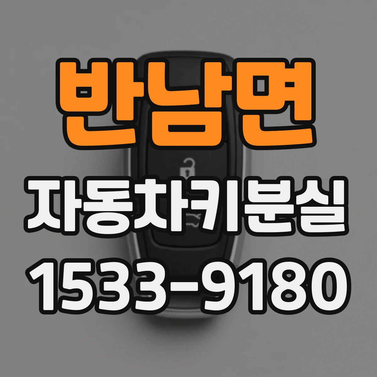 반남면 자동차키분실