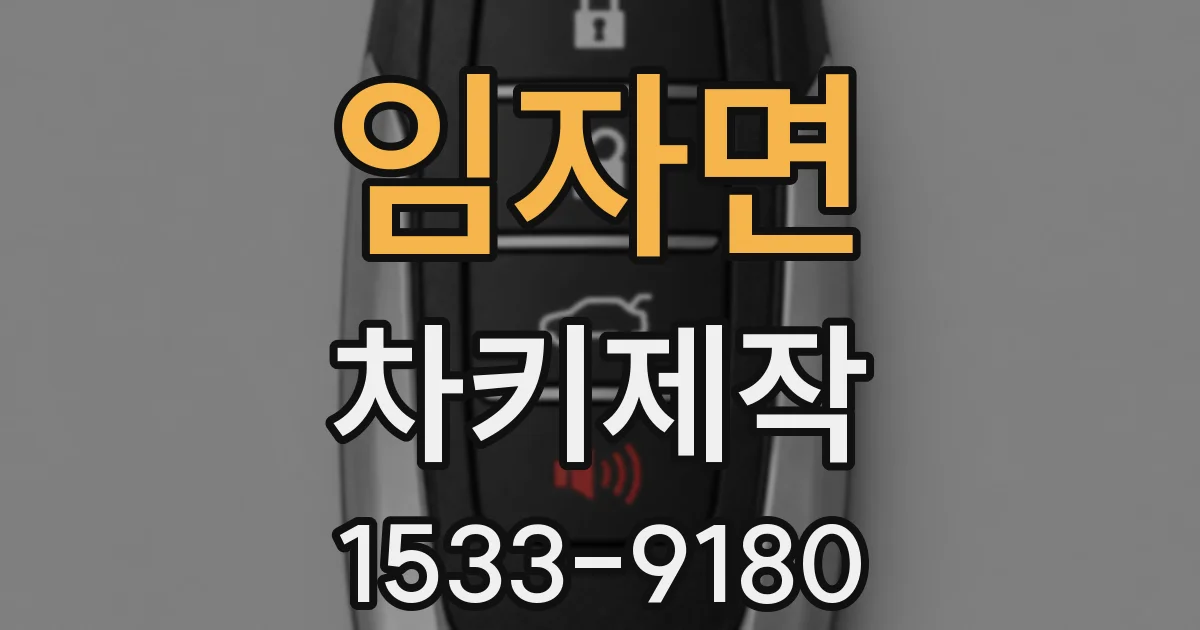 임자면 차키제작