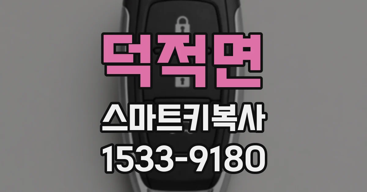 덕적면 스마트키복사