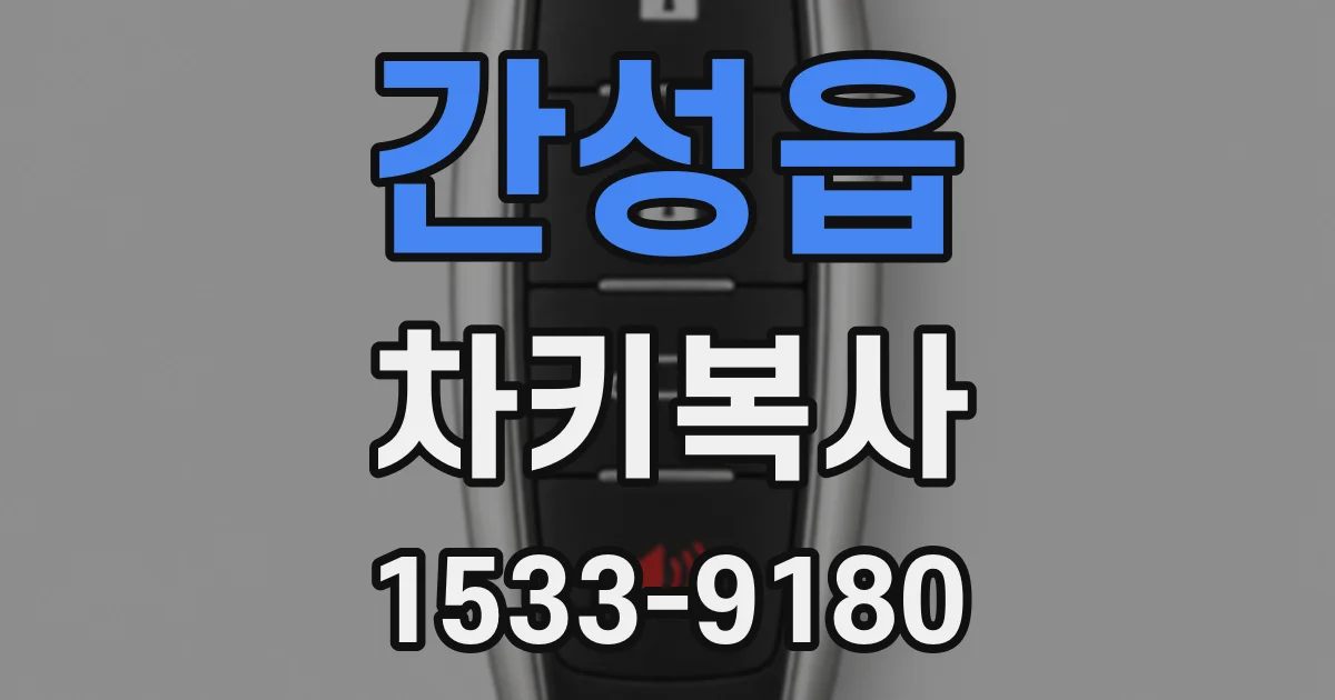 간성읍 차키복사
