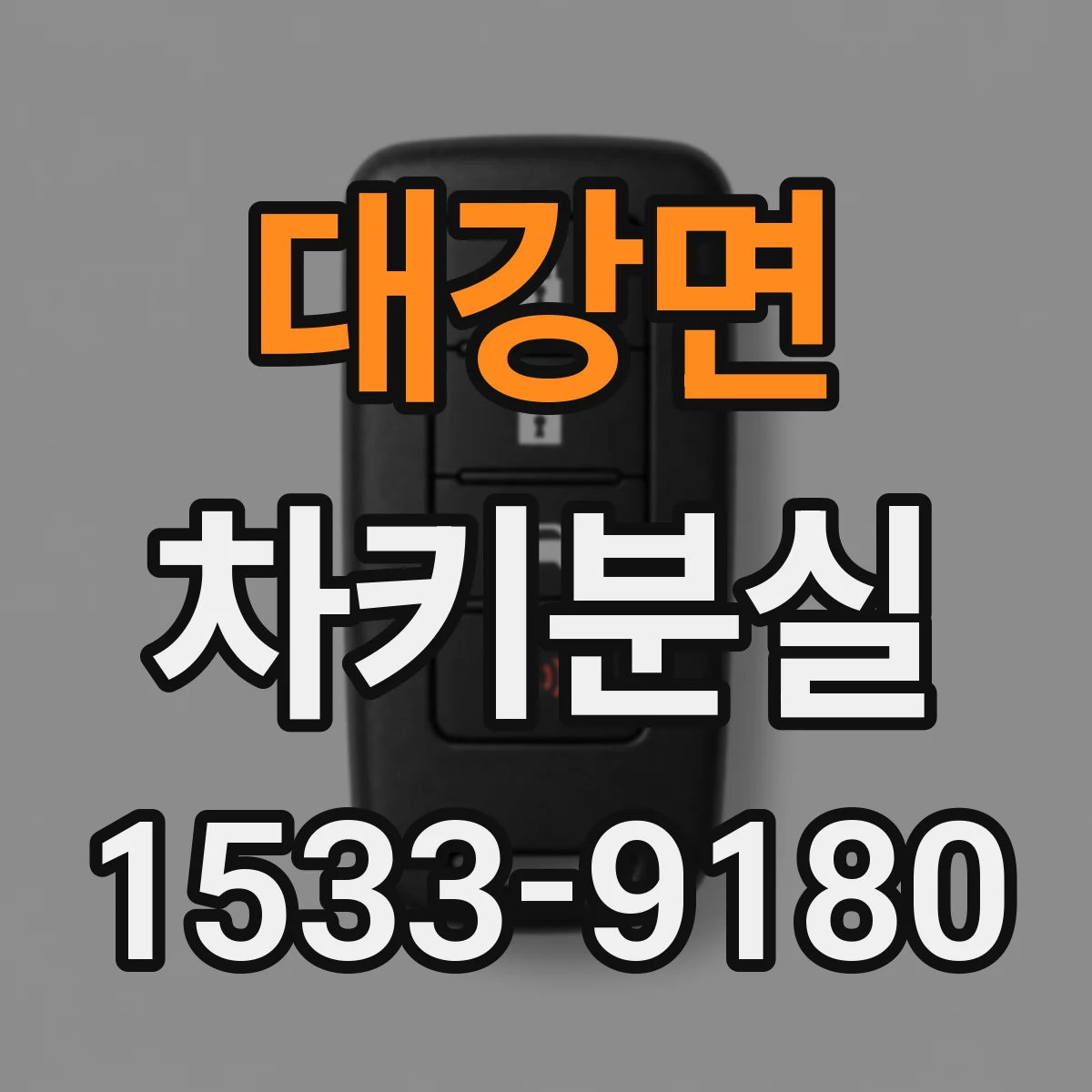 대강면 차키분실