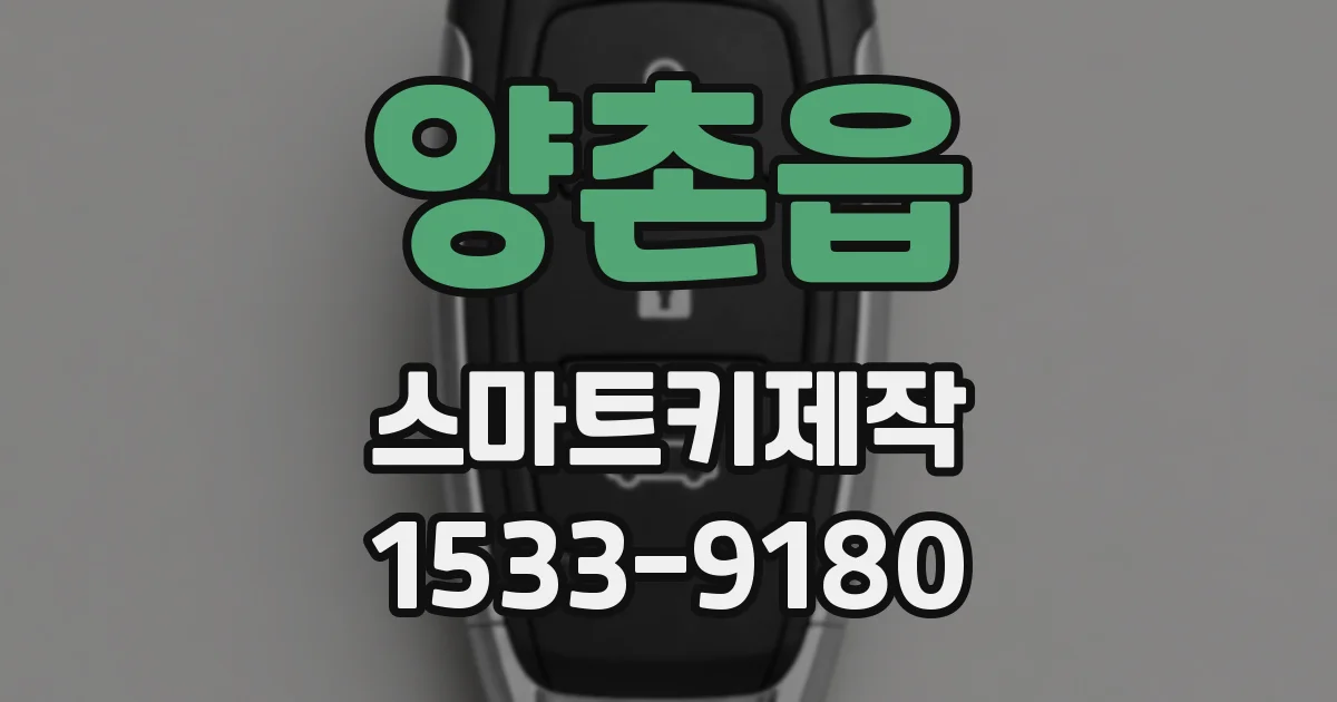 양촌읍 스마트키제작