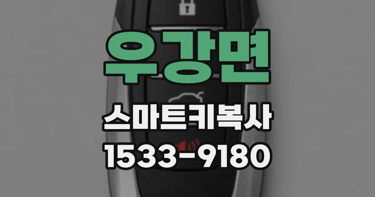 우강면 스마트키복사
