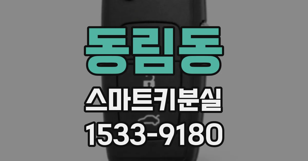 동림동 스마트키분실