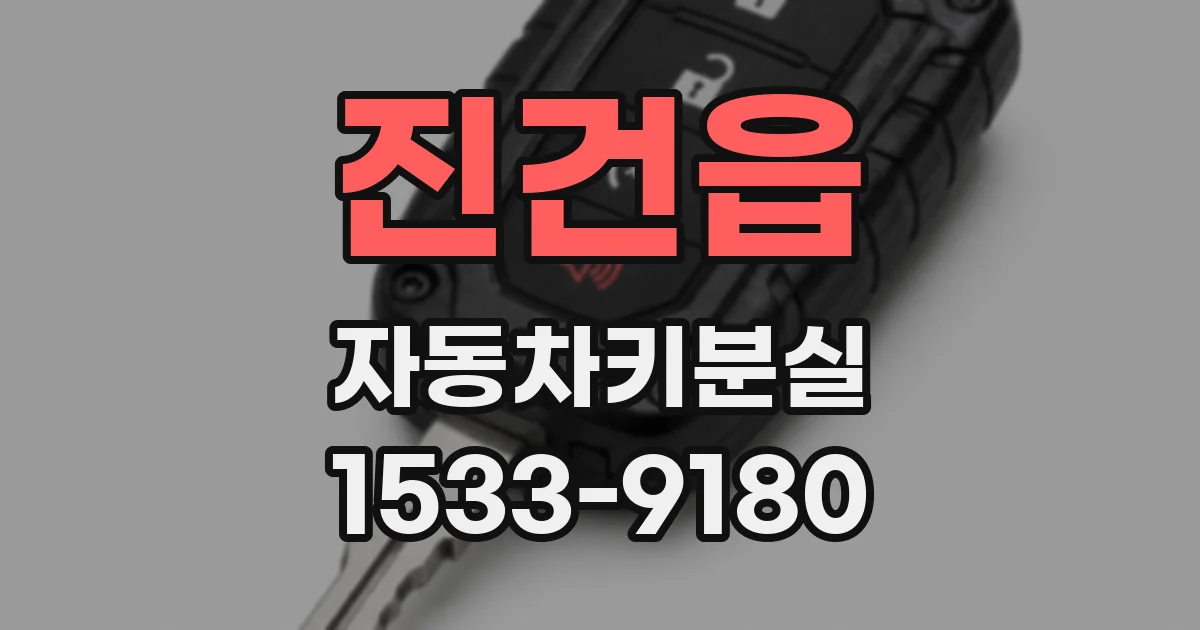 진건읍 자동차키분실