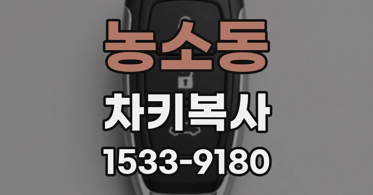 농소동 차키복사