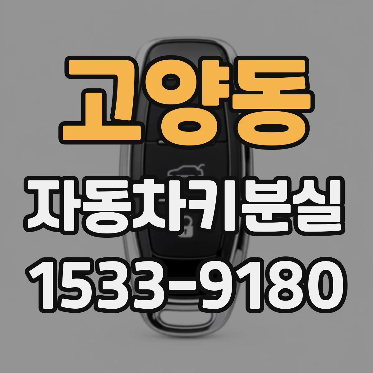 고양동 자동차키분실