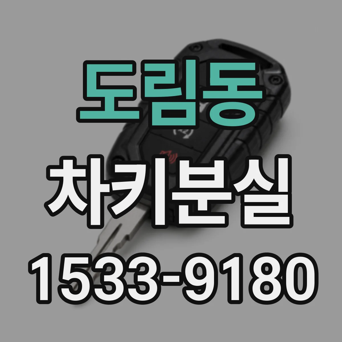 도림동 차키분실