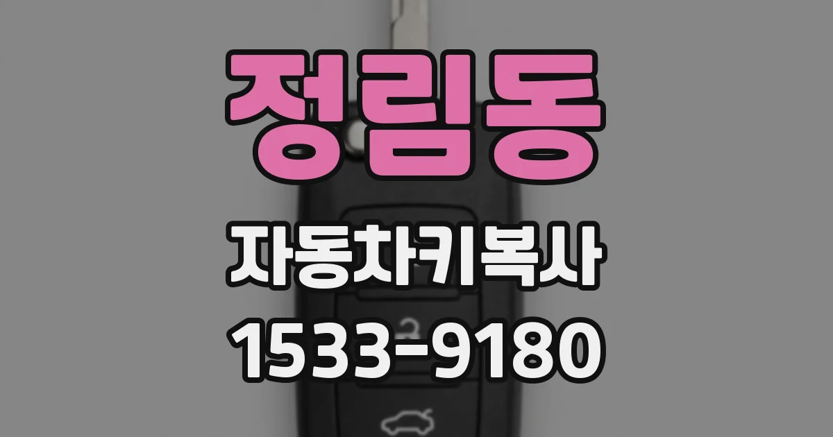 정림동 자동차키복사
