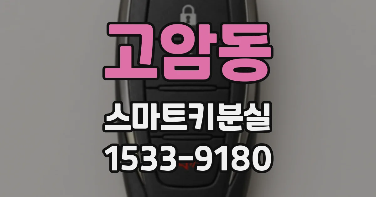고암동 스마트키분실
