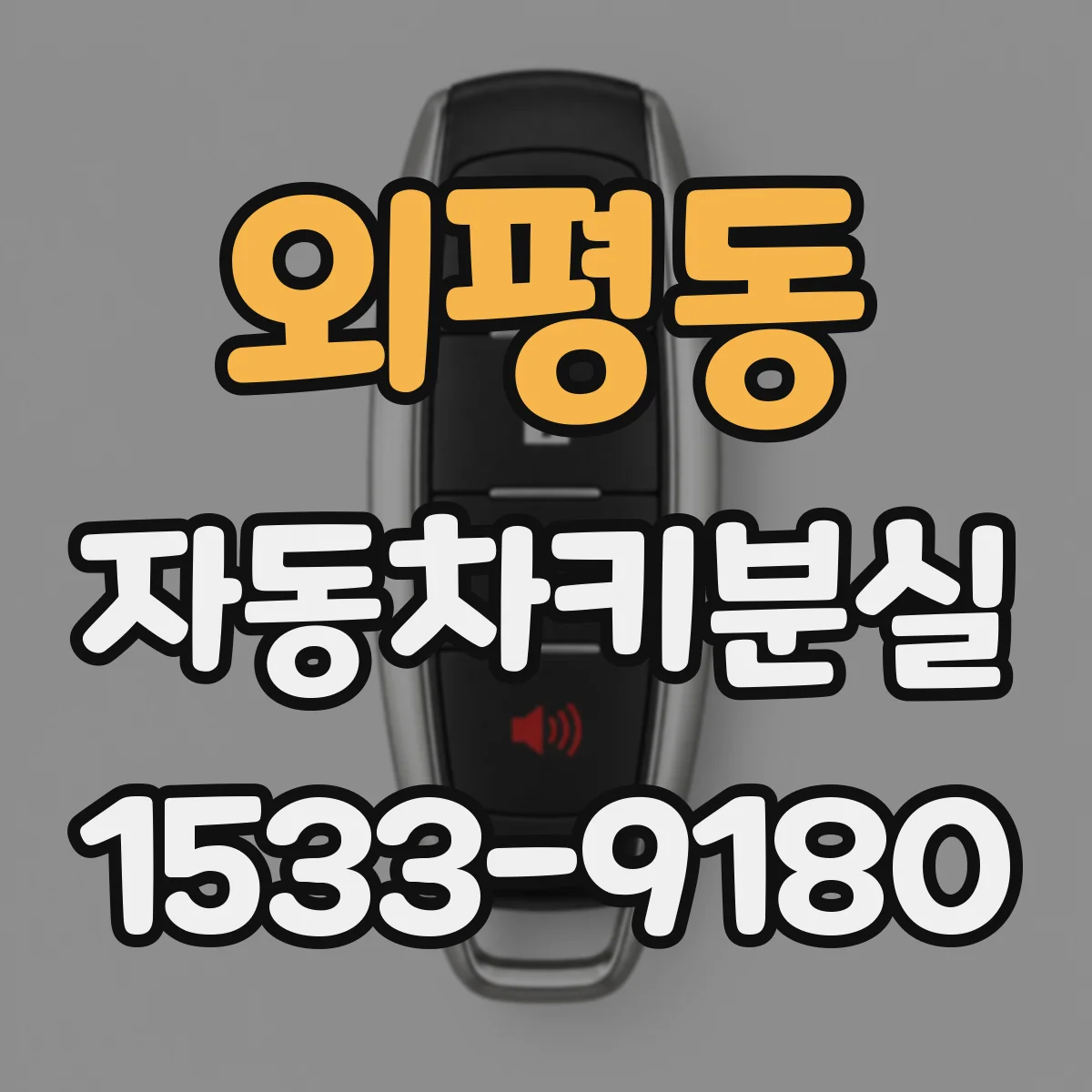 외평동 자동차키분실