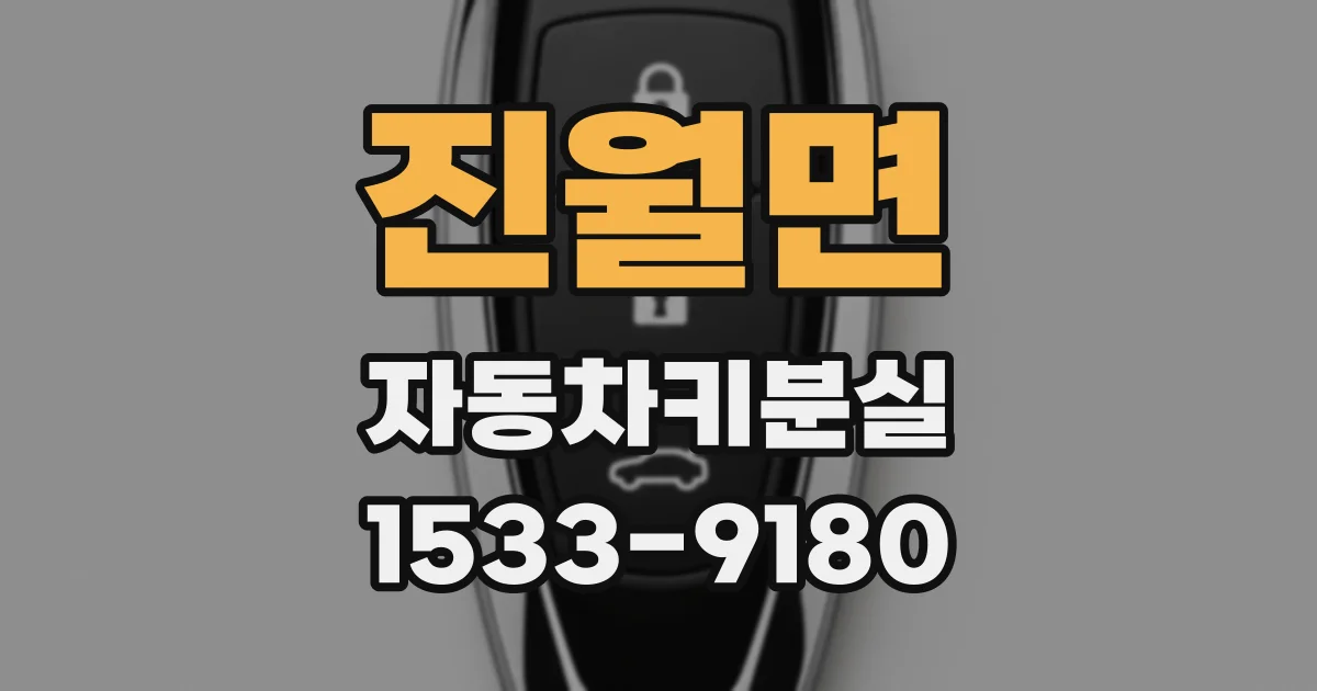 진월면 자동차키분실