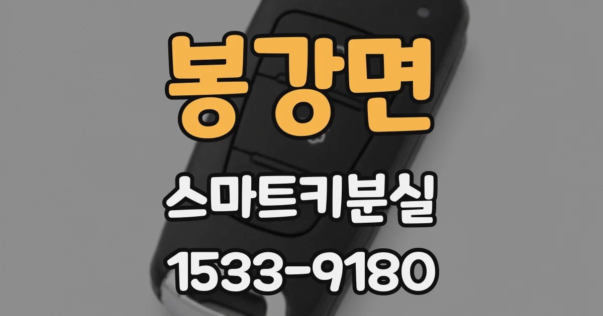 봉강면 스마트키분실