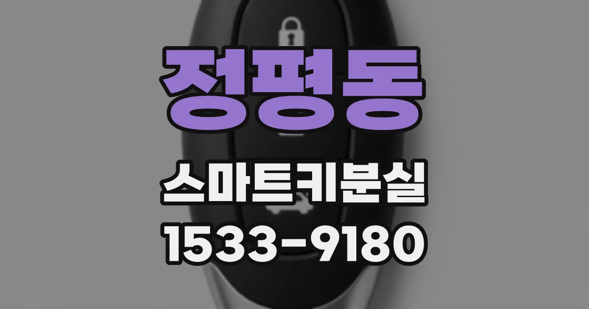 정평동 스마트키분실