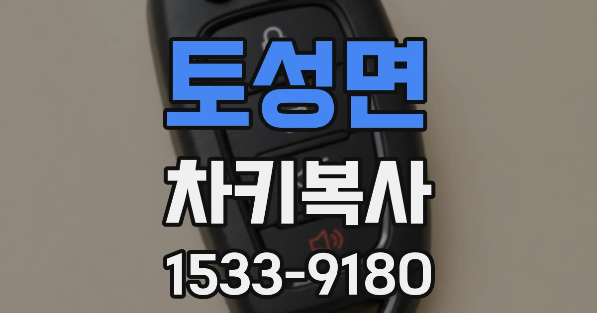 토성면 차키복사