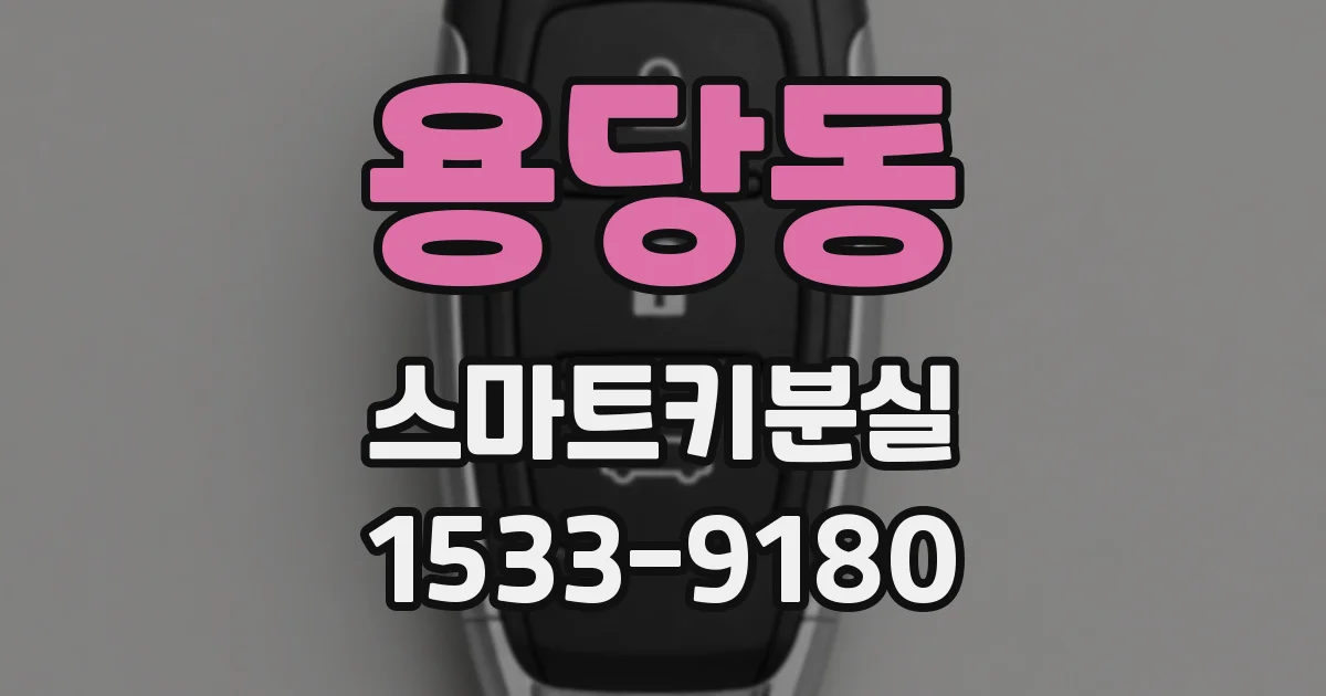 용당동 스마트키분실