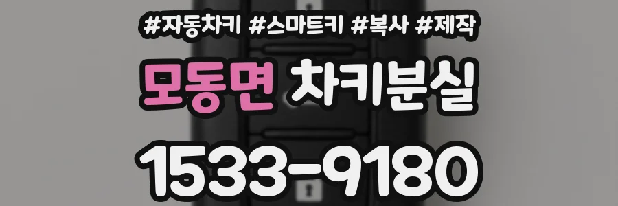 모동면 차키분실
