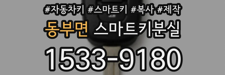 동부면 스마트키분실