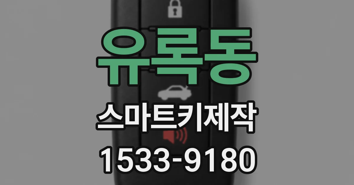 유록동 스마트키제작